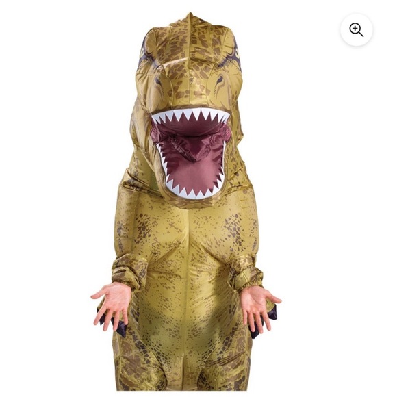 New Jurassic world T-Rex inflatable Halloween adult costume - Picture 5 of 12